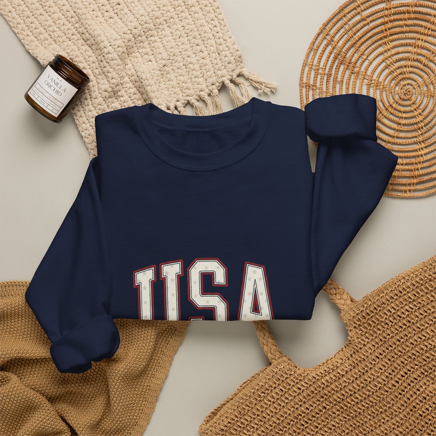 USA 1776-2026 Semiquincentennial Crewneck Sweatshirt | 250th 4th of July