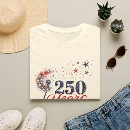 250 Years of Freedom T-Shirt — Patriotic 1776–2026 Celebration Tee