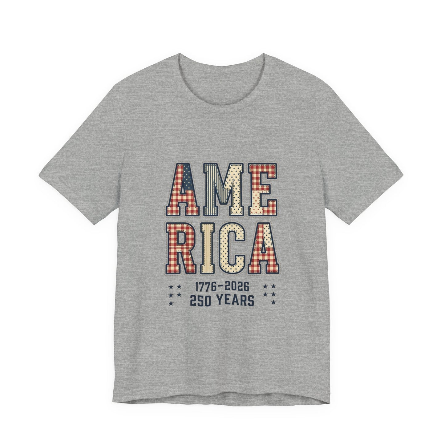 250 Years America 1776-2026 Tee | 4th of July Patriotic Anniversary