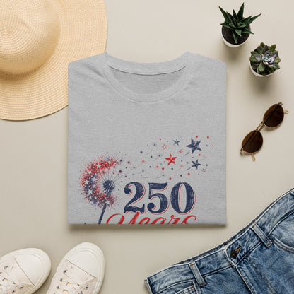 250 Years of Freedom T-Shirt — Patriotic 1776–2026 Celebration Tee