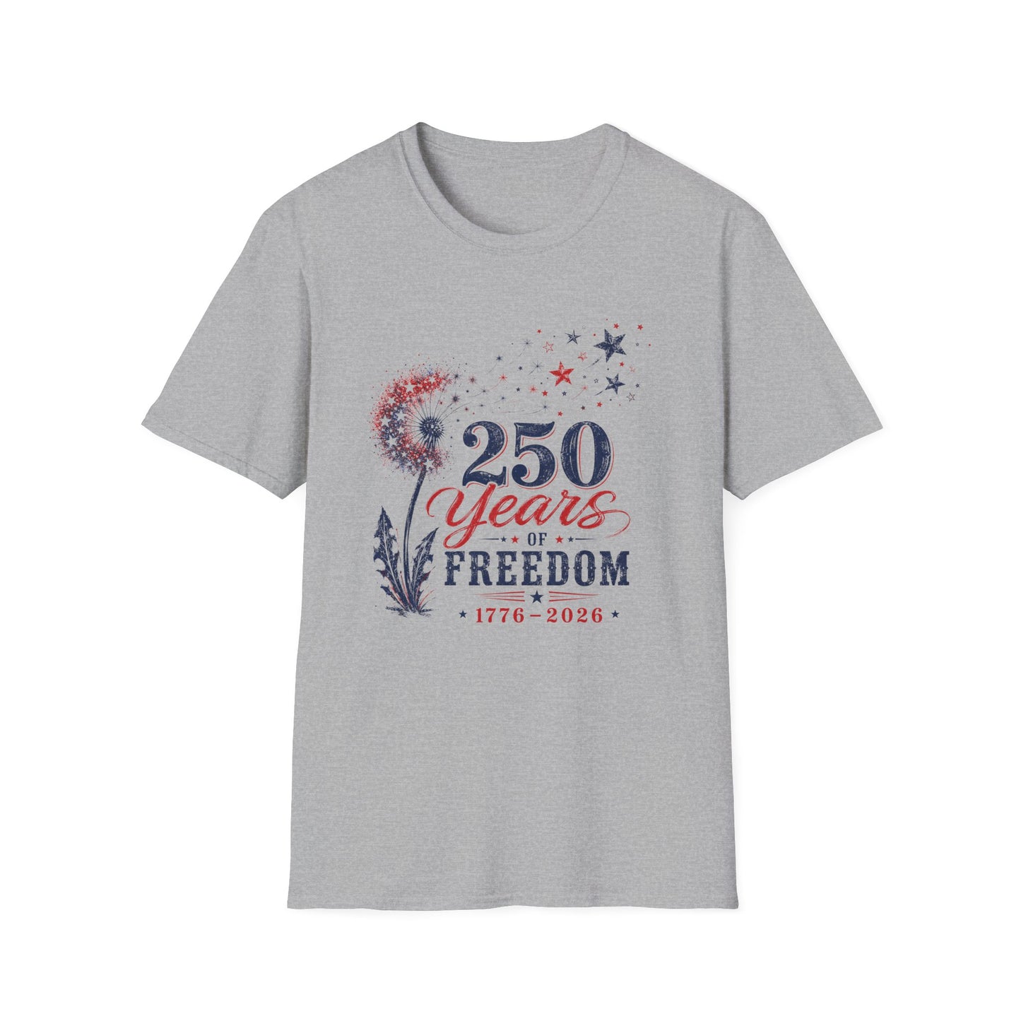 250 Years of Freedom T-Shirt — Patriotic 1776–2026 Celebration Tee