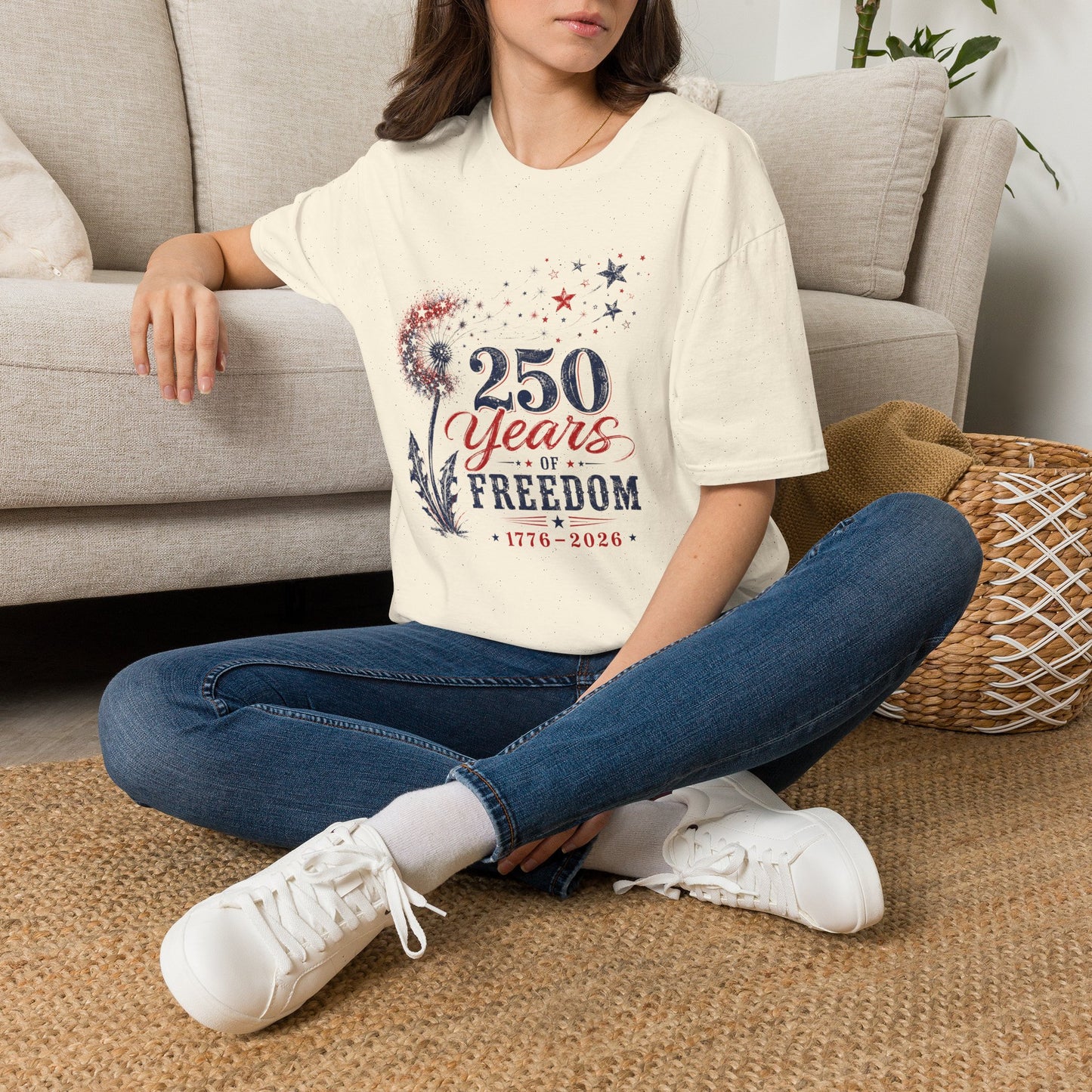 250 Years of Freedom T-Shirt — Patriotic 1776–2026 Celebration Tee