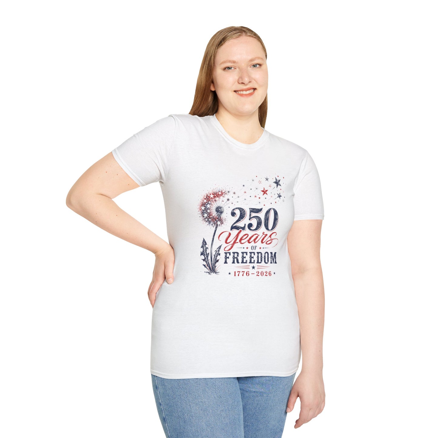 250 Years of Freedom T-Shirt — Patriotic 1776–2026 Celebration Tee