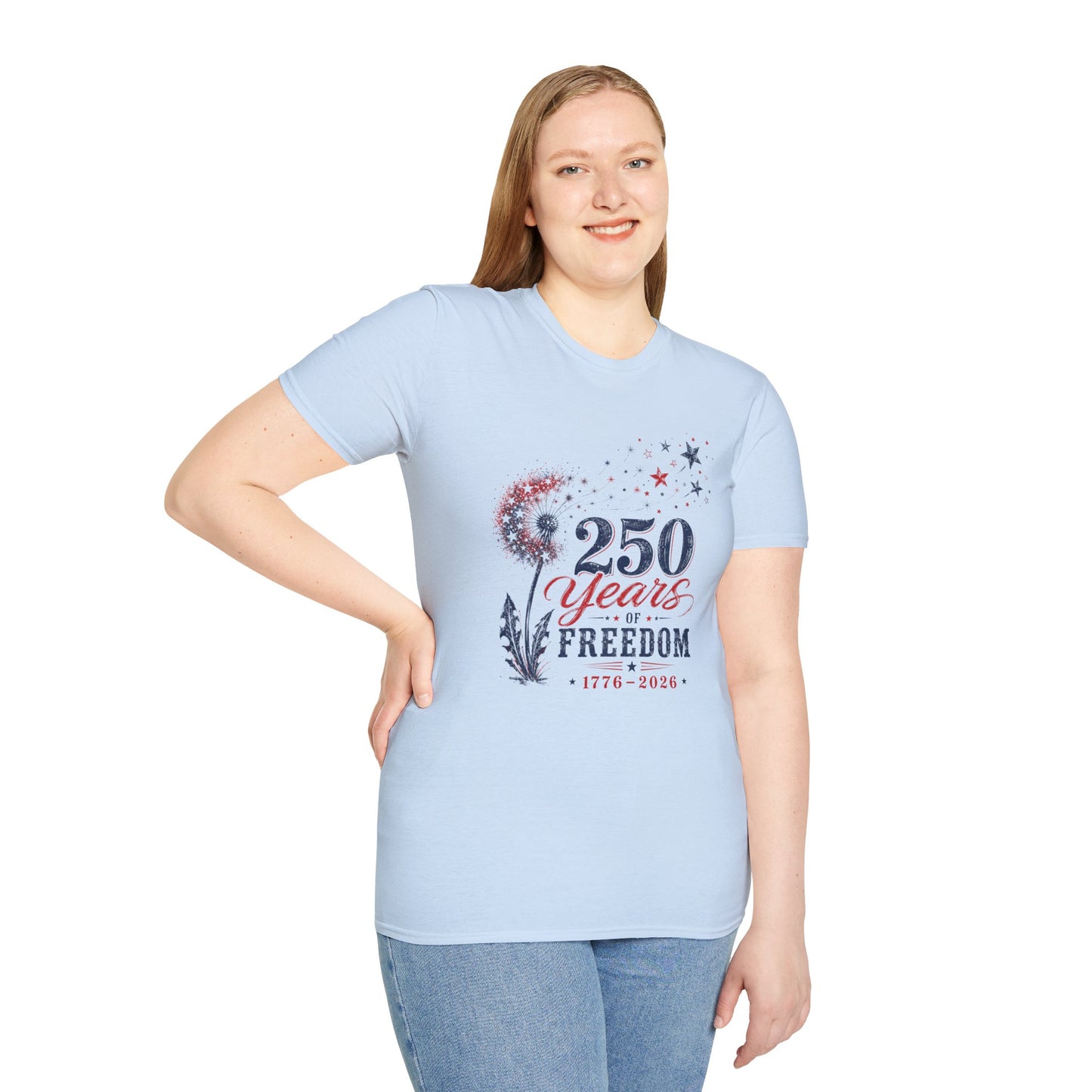 250 Years of Freedom T-Shirt — Patriotic 1776–2026 Celebration Tee