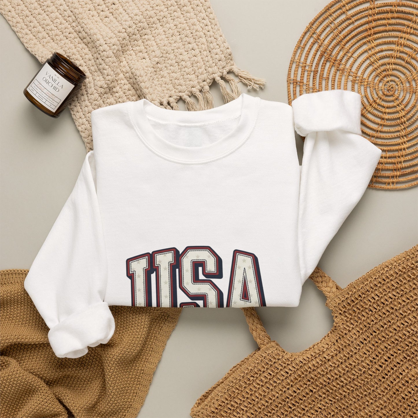 USA 1776-2026 Semiquincentennial Crewneck Sweatshirt | 250th 4th of July