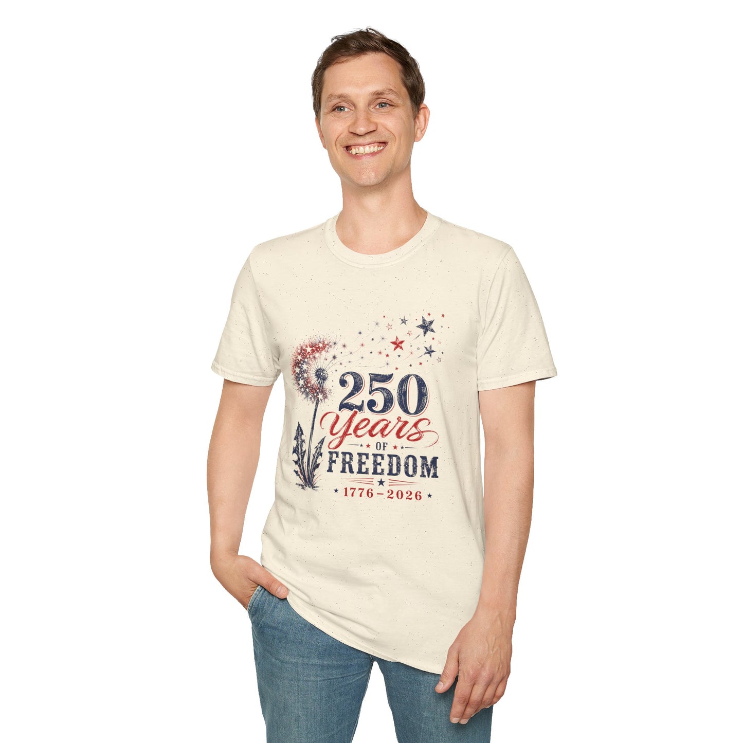 250 Years of Freedom T-Shirt — Patriotic 1776–2026 Celebration Tee