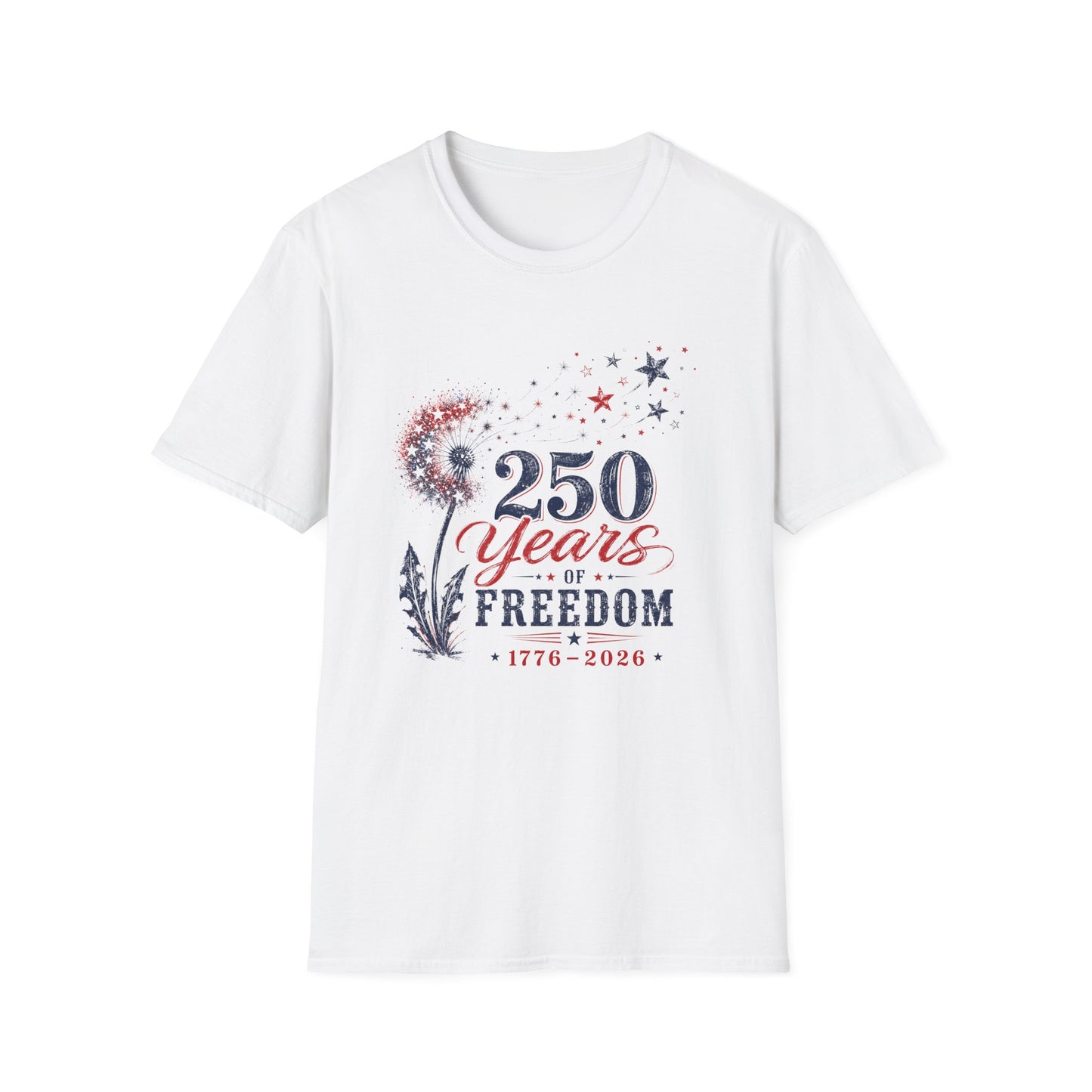 250 Years of Freedom T-Shirt — Patriotic 1776–2026 Celebration Tee