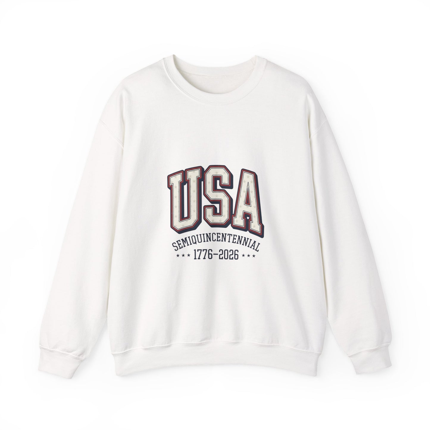 USA 1776-2026 Semiquincentennial Crewneck Sweatshirt | 250th 4th of July