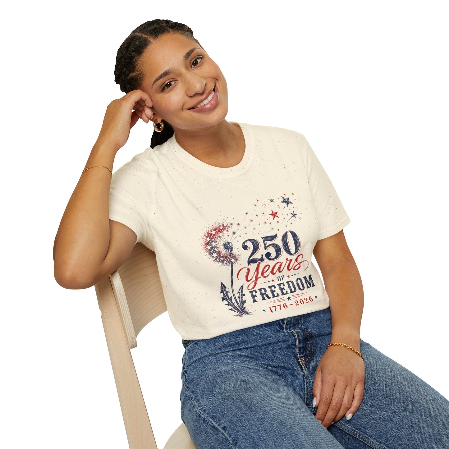 250 Years of Freedom T-Shirt — Patriotic 1776–2026 Celebration Tee