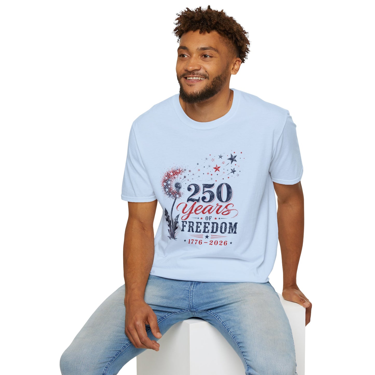 250 Years of Freedom T-Shirt — Patriotic 1776–2026 Celebration Tee