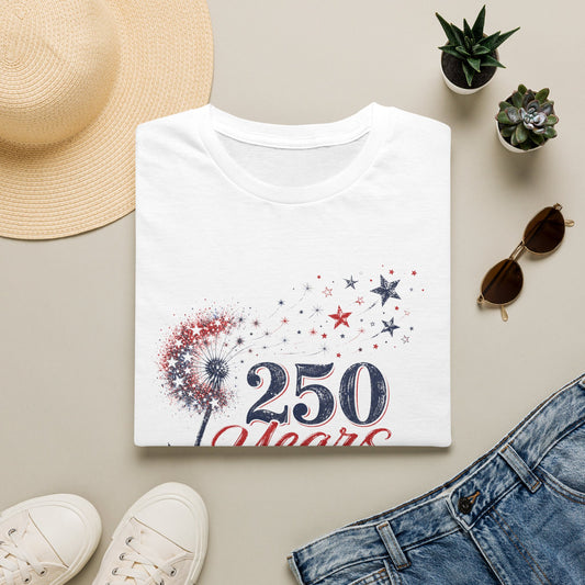 250 Years of Freedom T-Shirt — Patriotic 1776–2026 Celebration Tee