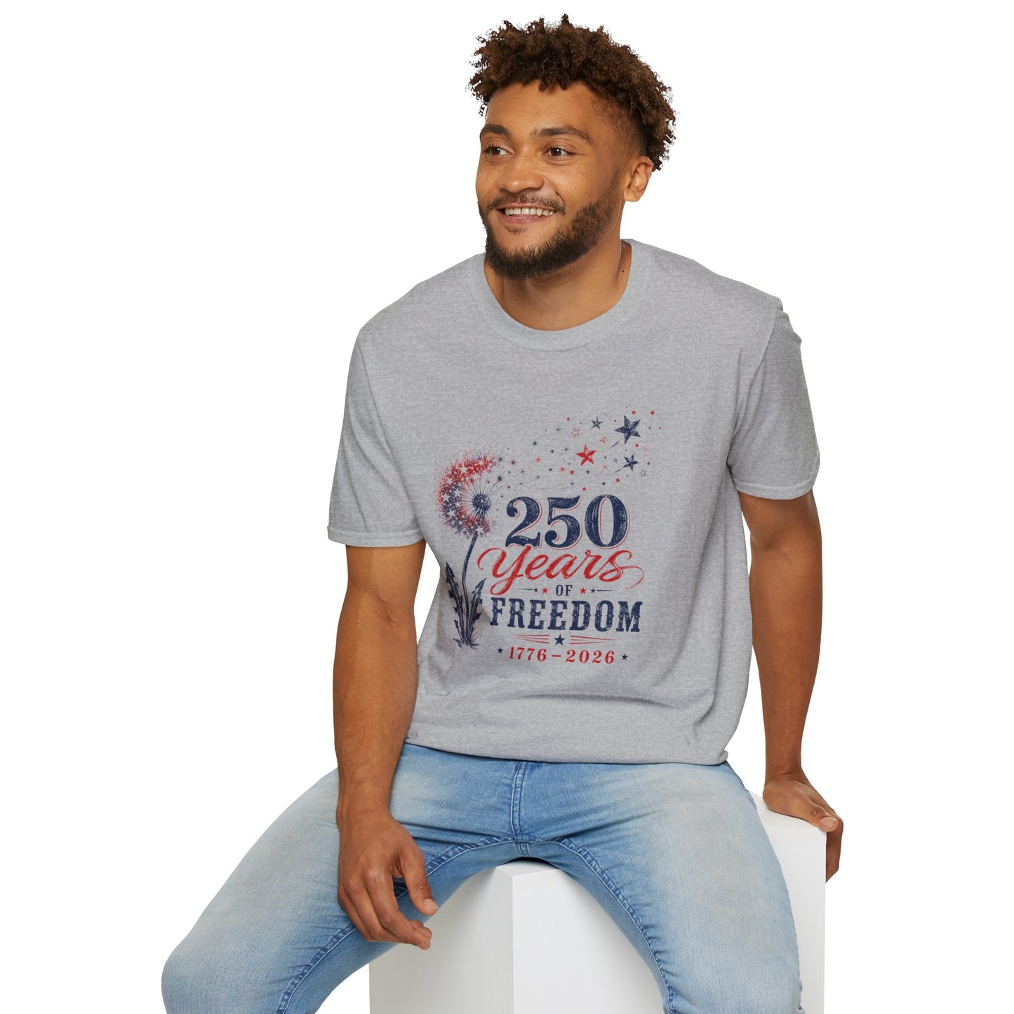 250 Years of Freedom T-Shirt — Patriotic 1776–2026 Celebration Tee
