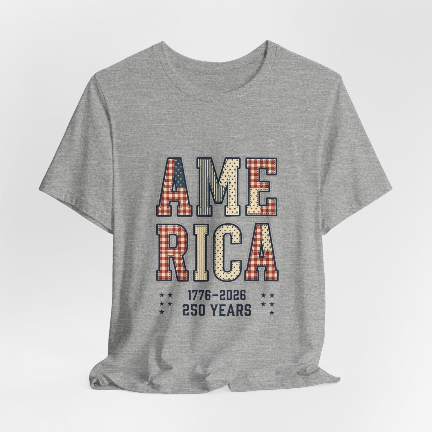 250 Years America 1776-2026 Tee | 4th of July Patriotic Anniversary